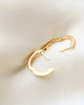 Never Take Off Timeless Elegant Diamond Earrings 18K Gold