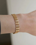Amazing One of A Kind Swedish Vintage Bracelet 18K Gold 1966