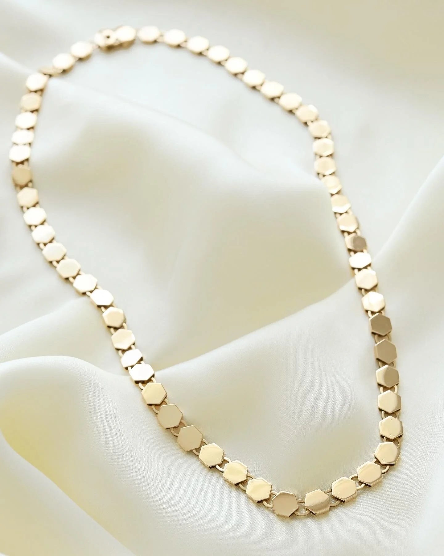 Gorgeous Rare Mid Century Necklace 14K Gold 1960s