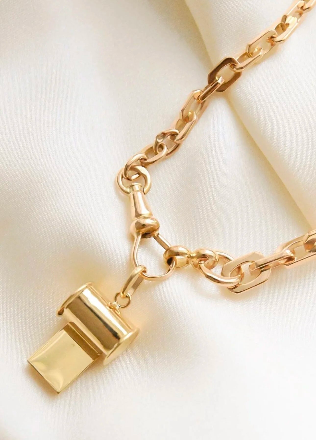 Heavy Rare Antique Watch Chain 18K Gold 1900s