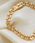 Glowing Swedish Vintage Bismarck Bracelet 18K Gold 1959