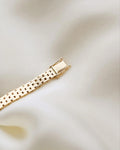 Fantastic Fluid Super Shine Link Bracelet Vintage Denmark 1960s 14K Gold