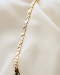 Gorg Mid Size Brick Link Chain 14K Gold 1960s