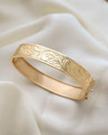 Antique Bangle Smaller Wrist 18K Gold 1930 Sweden