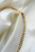 Fierce Vintage Panther Link Choker 15.5 Inches 14K Gold