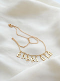 The Gabriele Letter Vintage Necklace 18K Gold