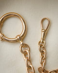12 Inches Antique Watch Chain in Rose Gold 14K 1910s