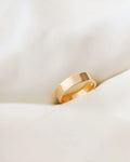 Rare Shaped Swedish Vintage Ring Band 18K Gold 1970