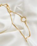 Rare 18.5 Inches Antique Curb Watch Chain 18K Gold 1910