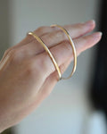 Selling Separately! Two Classic  Swedish Bangles 18K Gold 1969 and 1982