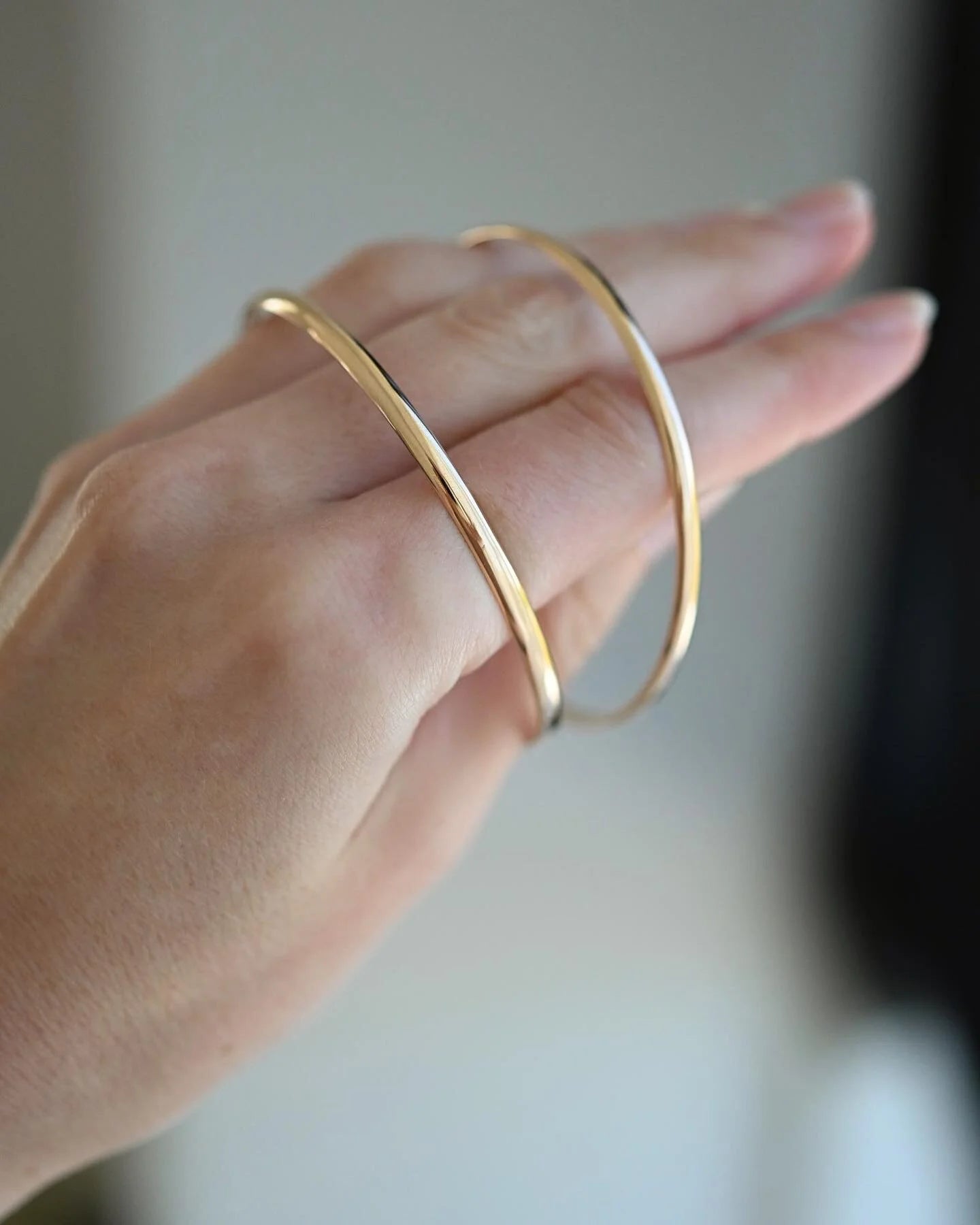 Selling Separately! Two Classic  Swedish Bangles 18K Gold 1969 and 1982