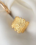 Extraordinary Organic Shaped Ring 18K Gold
