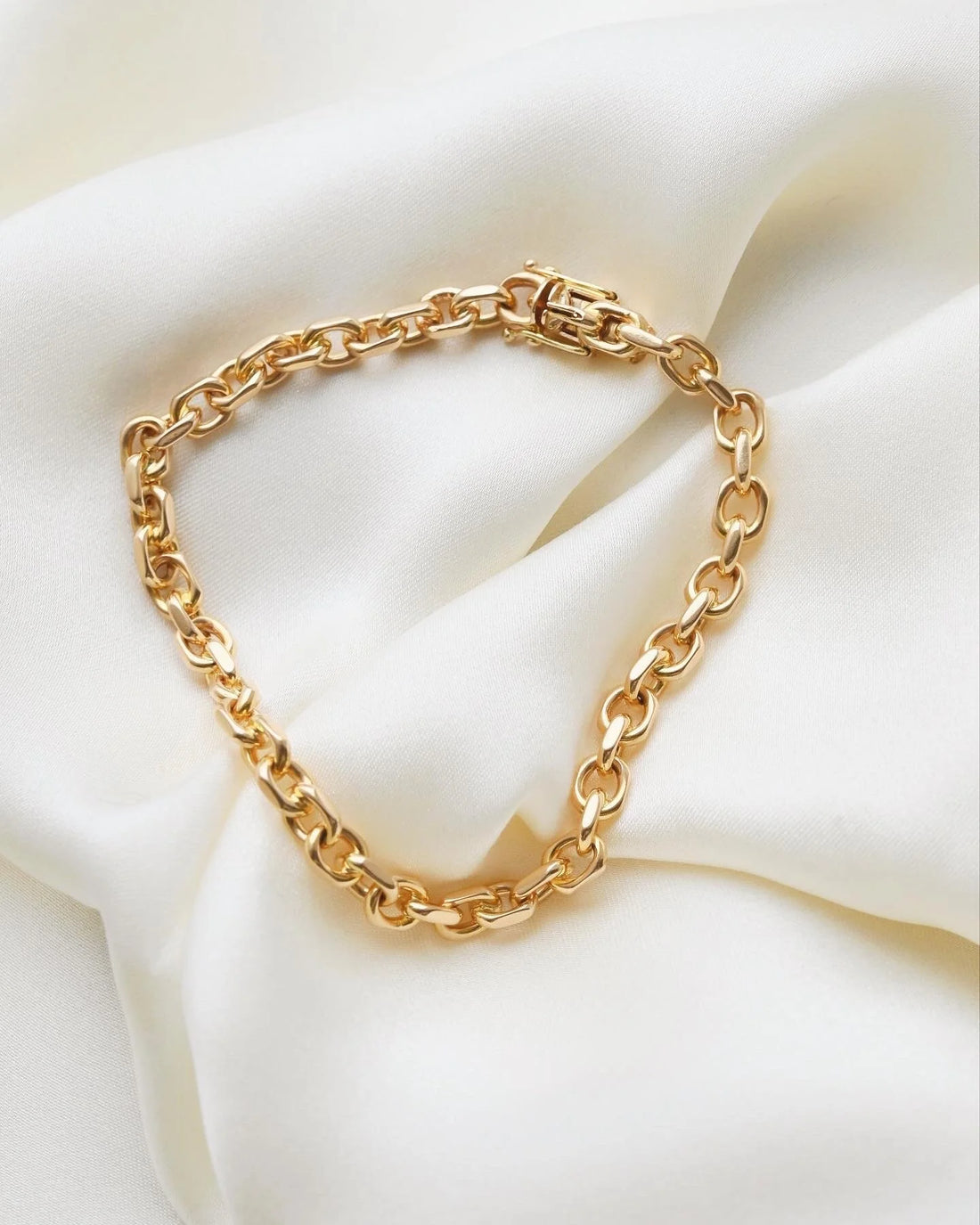 Super Gorg Rare Anchor Link Bracelet 18K Gold