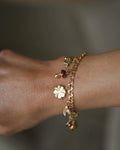 Special Mid Century 10 Charm Bracelet 18K Gold 1959