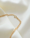 Irresistible Swedish Baby Brick Link Necklace by Ceson 18K Gold