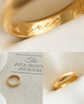 Luminous Antique High Carat Gold Band 20K Gold 1930