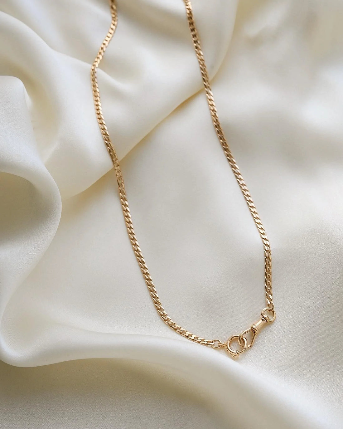 Rare 19 Inches Antique Watch Chain 18K Gold