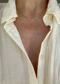 Beautiful Graduated Bismarck Link Chain 18K Gold Sweden 1960s
