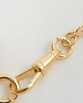 Heavy, Radiant, Perfect Watch Chain Necklace 19 Grams 18K Gold Late 1800s