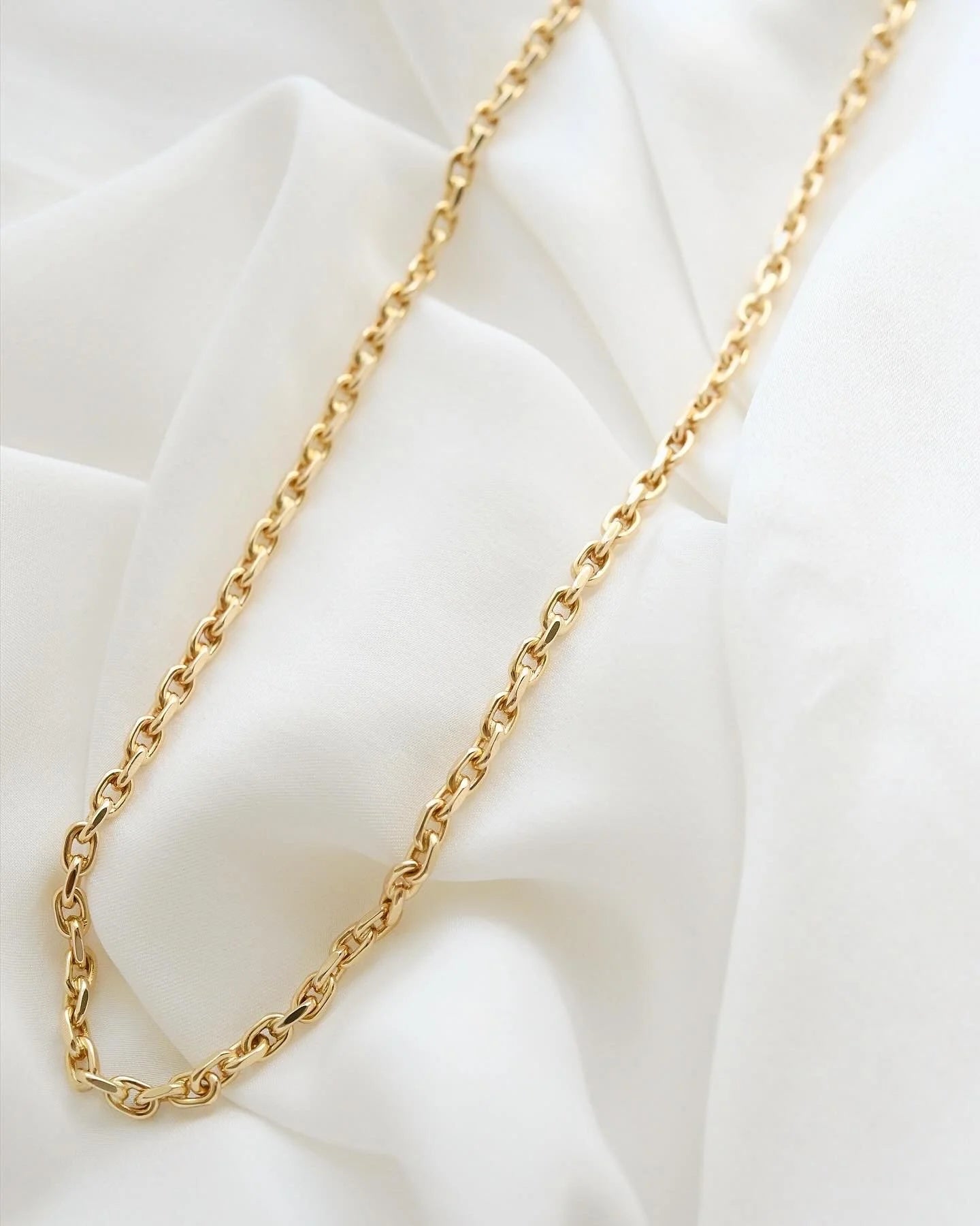 The Best Danish Vintage Biker Chain Superb Craftsmanship 14K Gold 1980s