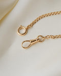 Rare 19 Inches Antique Watch Chain 18K Gold