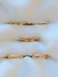 High Quality Diamonds in Semi-Alliance Band 18K Gold Sweden 1979