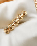 Antique Flower Brooch Pendant 14K Gold
