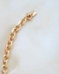 Beautiful Vintage Anchor Link Bracelet 14K Gold