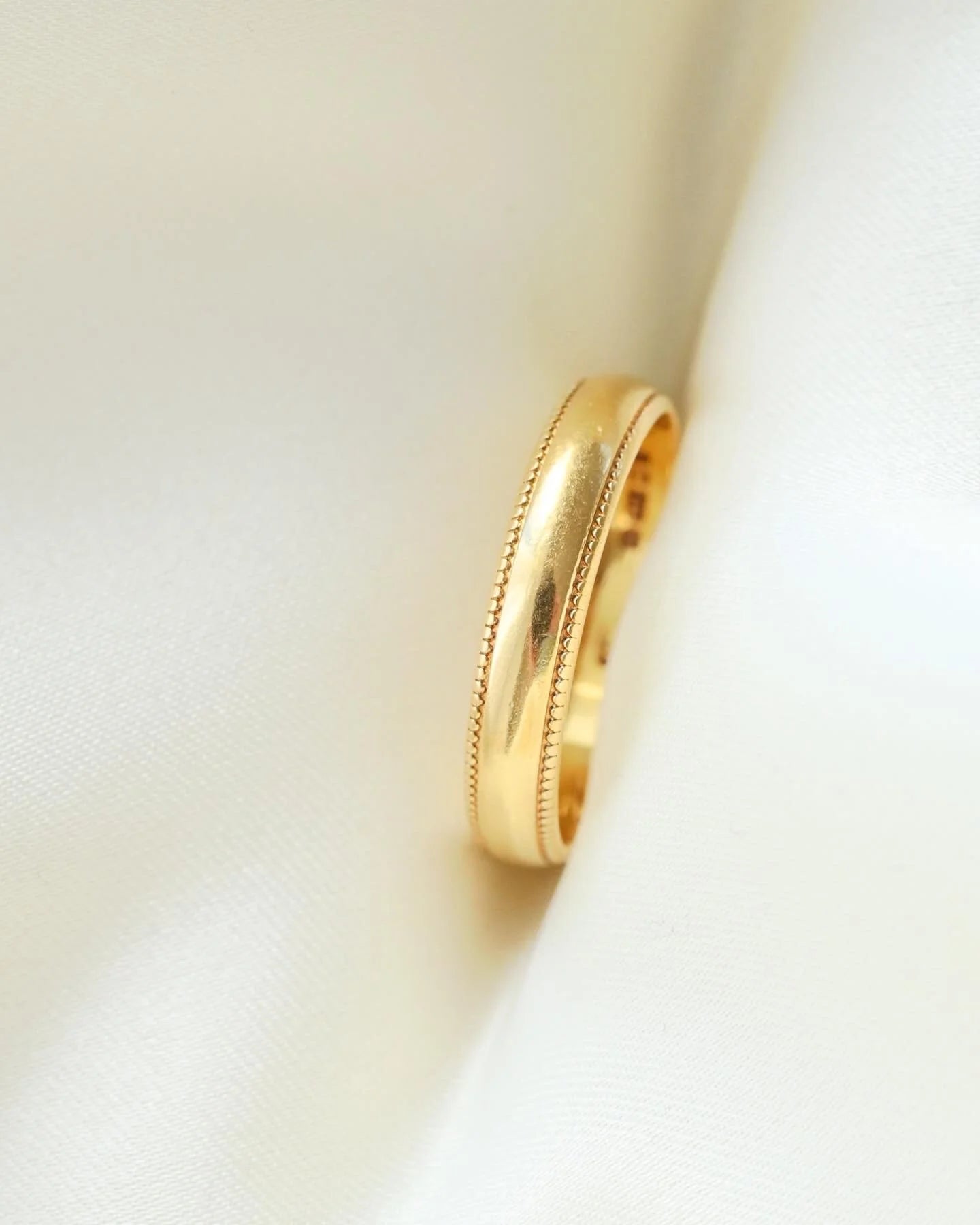 Antique Gold Stacking Band 22K Gold