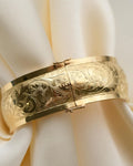 Engraved Dream Bangle 18K Gold 26.7 Grams 1948