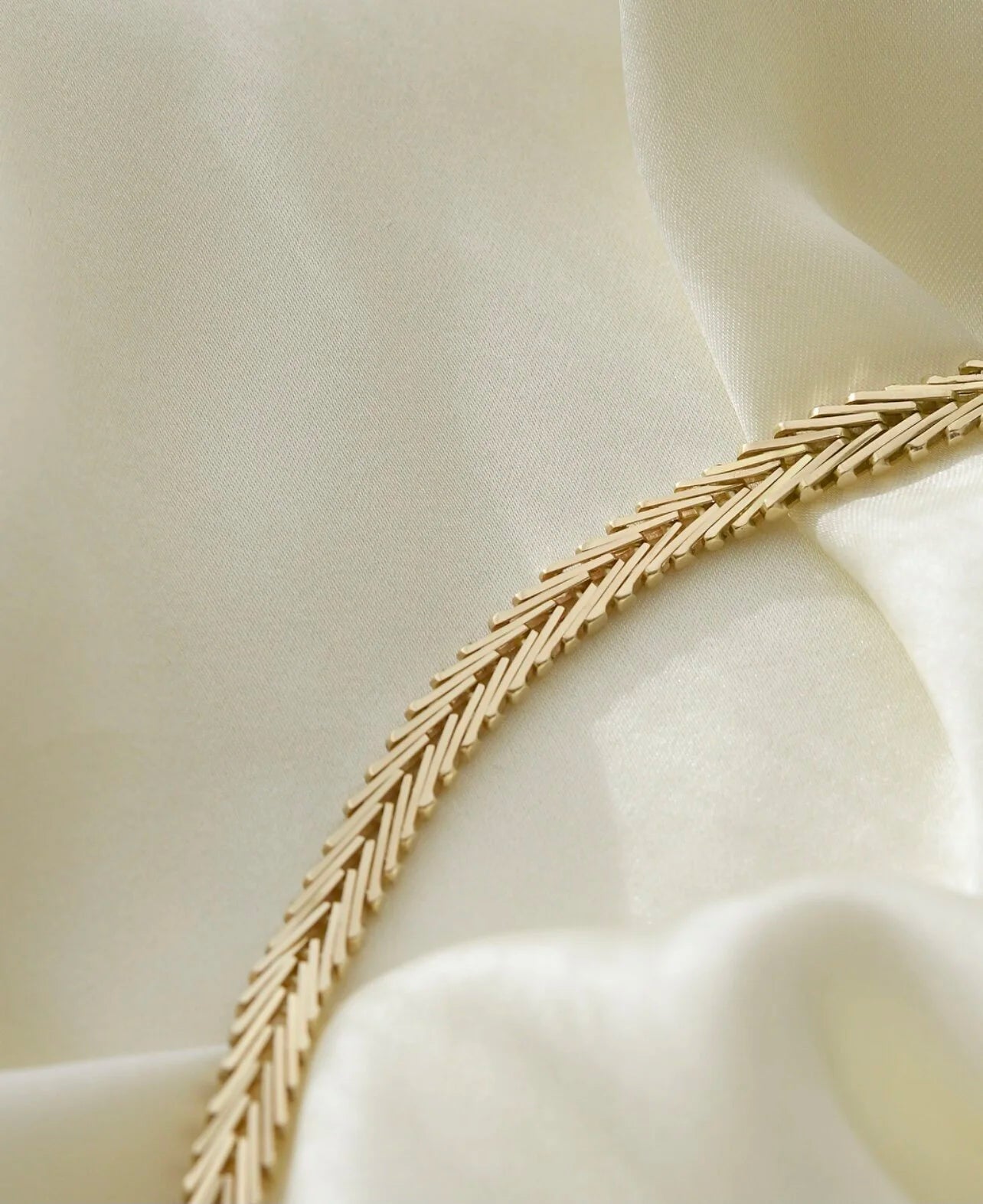 Amazing Geneva Link Necklace Vintage by Torben Andersen 14K Gold 1960s