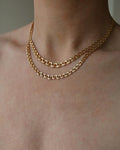 Beautiful Swedish Vintage Bismarck Necklace 18K Gold 1962