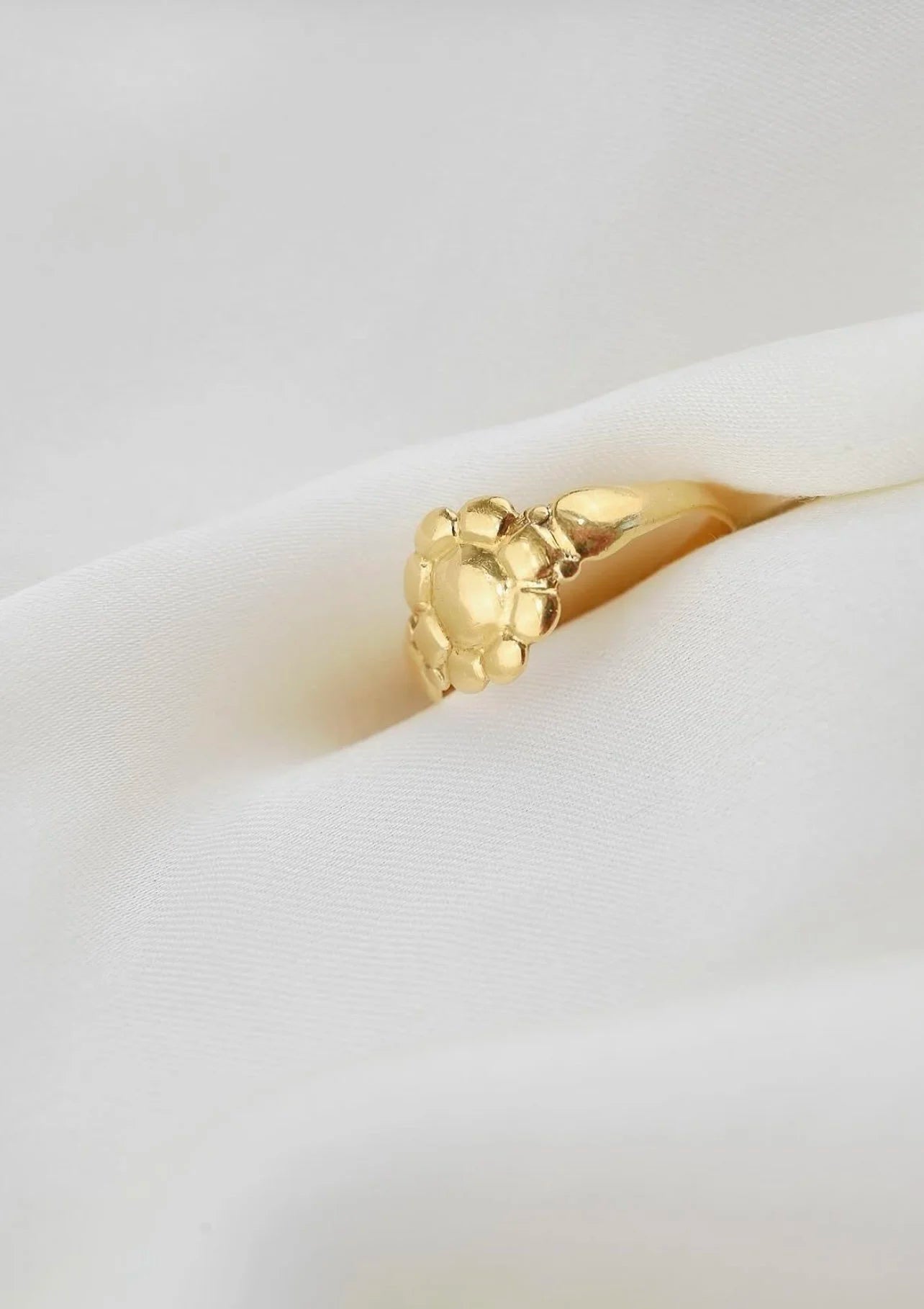 Magical Historic Treasure Blossom Ring 21K Gold Mid to Late 1800s