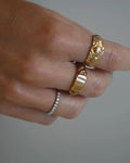Dreamy Half Eternity Band 0.31 Carats 18K White Gold