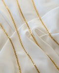 Magical 23.75 Inches Vintage Anchor Link Chain 14K Gold Denmark