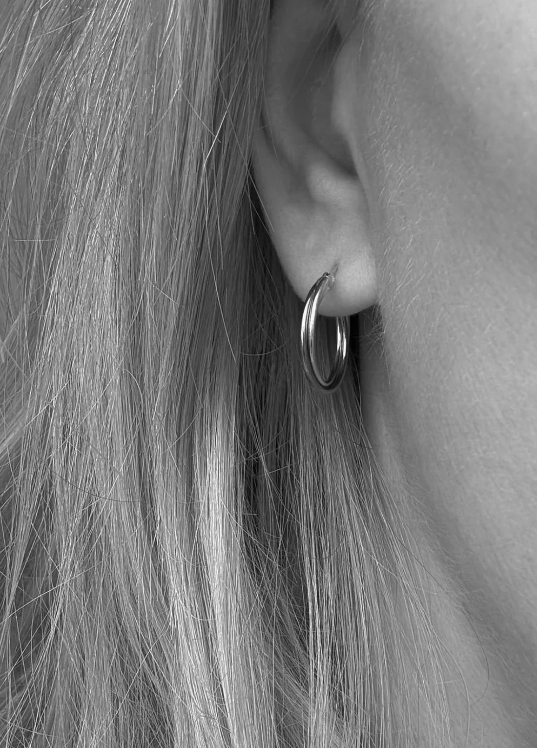 Special Vintage Cartier Style Tri Color Hoops 18K Gold