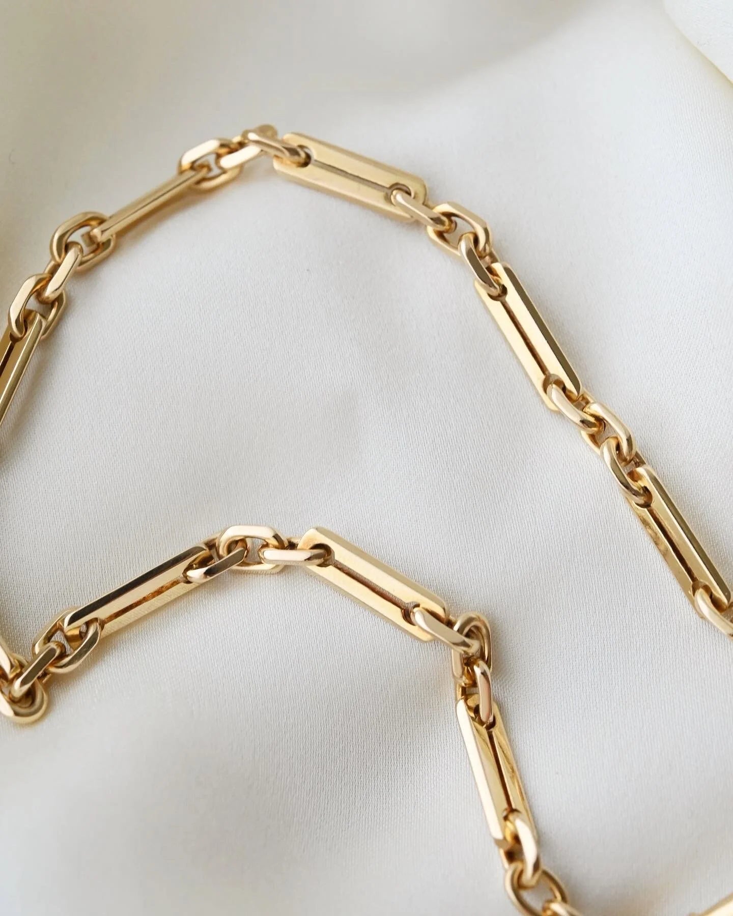 Sublime Heavy Swedish Watch Chain 18K Gold 1920s