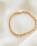 Rare Italian 18K Solid Gold Anchor Link Bracelet