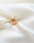 Radiant Golden Citrine Cocktail Vintage Ring 8.5 Carats 18K Gold