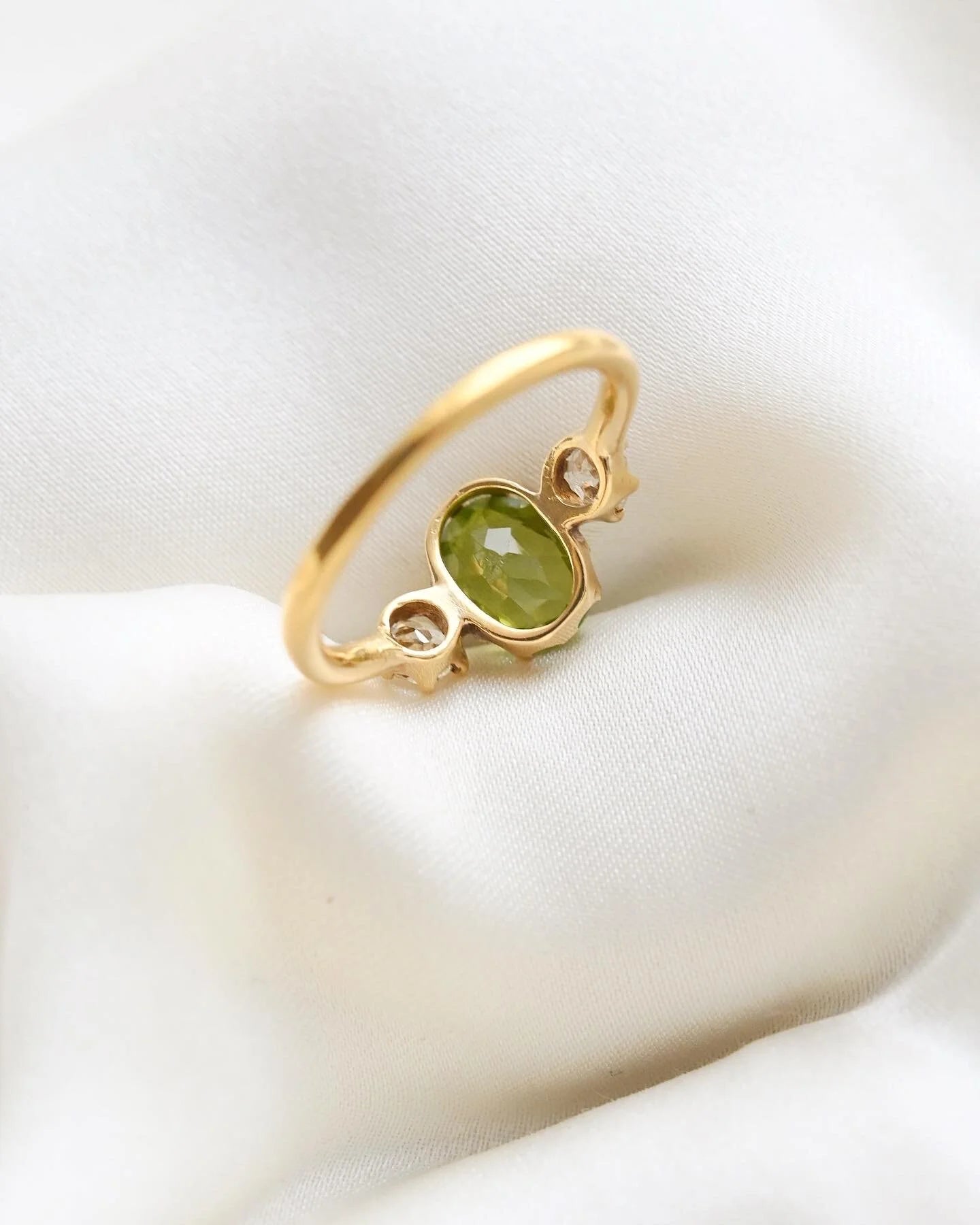 Gorg Antique Old Cut Diamond Rings 18K Gold Beg. 1900s