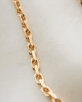 Radiant Sparkly Anchor Link Chain 14K Gold