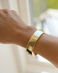 Rare Big 7.15 Inches Perfect Bangle 14K Gold Italy