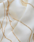 Antique 116-year-old Long Guard Chain 18K Gold 1906