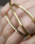 Beautiful Liquid Gold Bracelet 14K 1970s