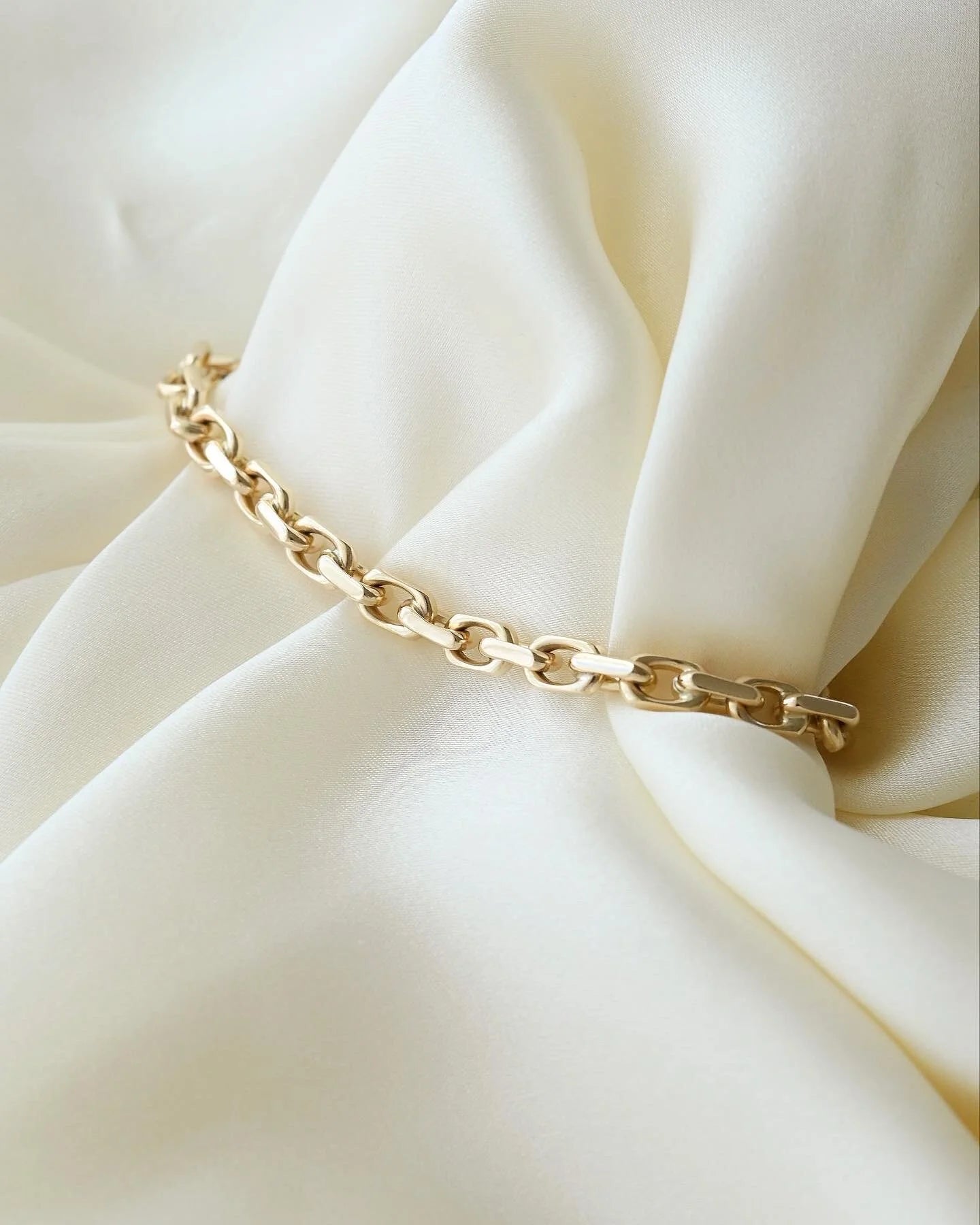 Beautiful Link Bracelet By Svend Glymers 14K Gold Mid Century