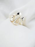 Handmade Striking Modenist Ring Sterling Silver 1960s