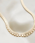 Stunning Example Cleopatra Necklace Danish Vintage 14K Gold 1960s