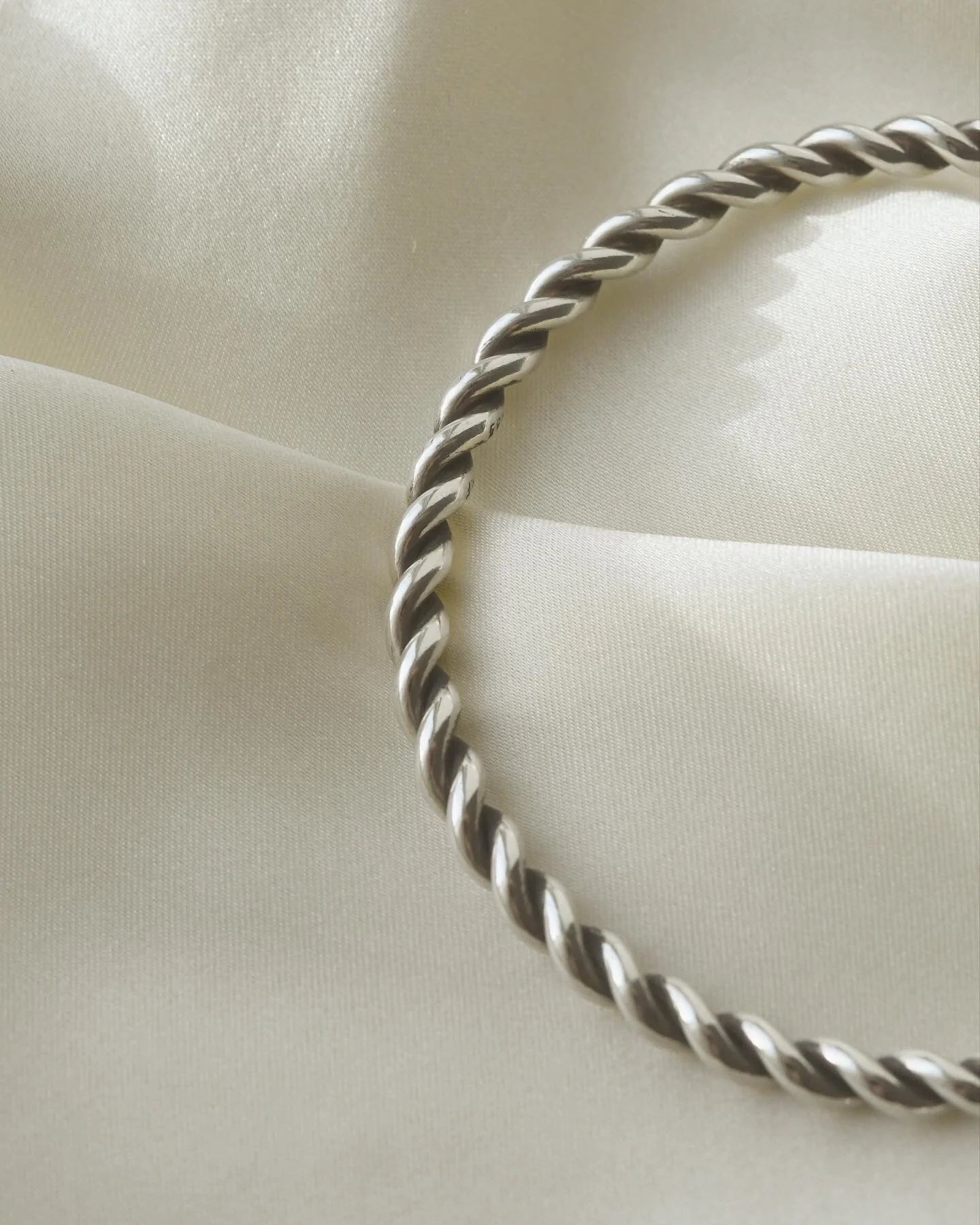 Beautiful Danish Vintage Silver Bangle 1960s
