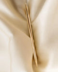 Amazing Knife Edge Vintage Bangle 14K Gold 1940s