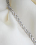 Rare White Gold Bismarck Necklace 14K White Gold 1960